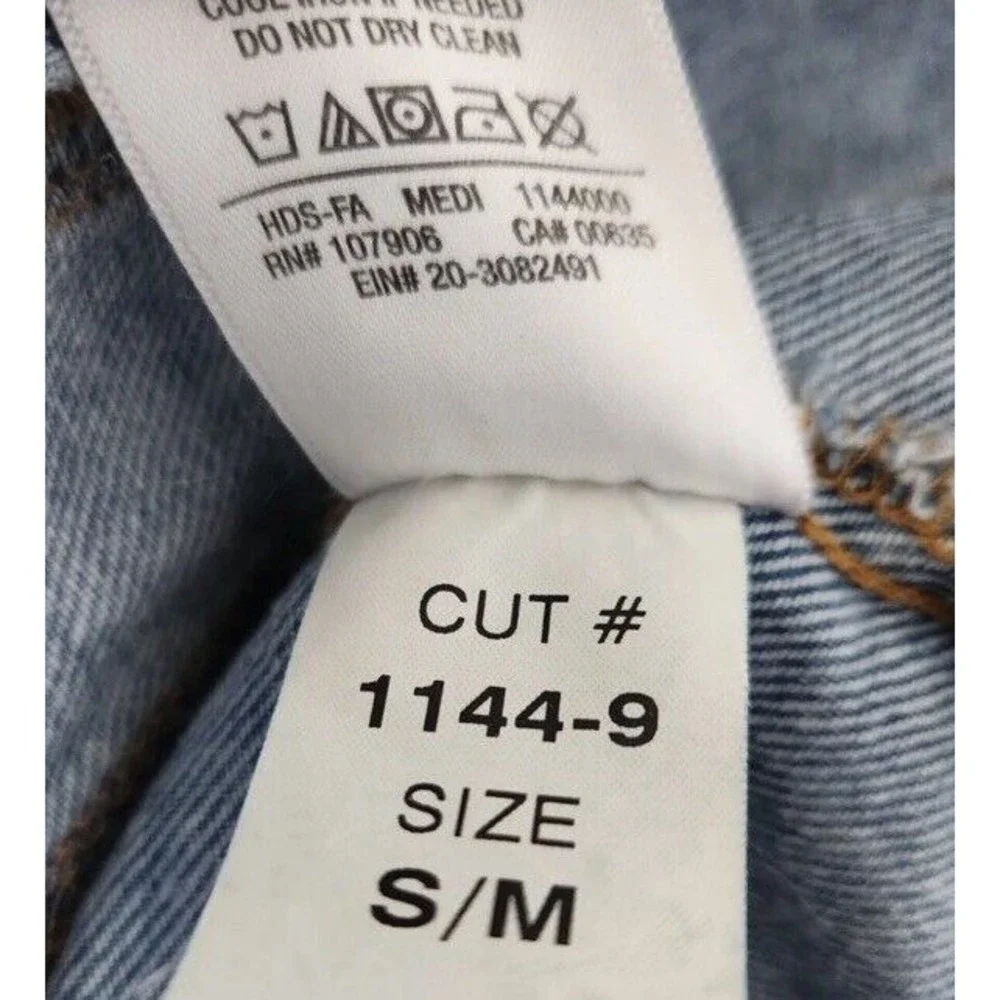 Hudson Jeans Classic Trucker Denim Jacket Blue Tahoe, Women’s Size S/M $215, NWT - Picture 9 of 16